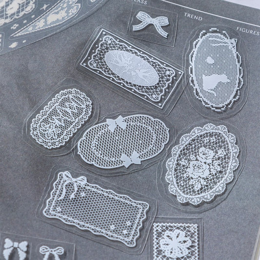 Fog Island Silk PET Die-Cut White Ink Tape