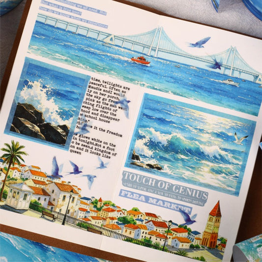 Coastline Letter Series Washi Tape