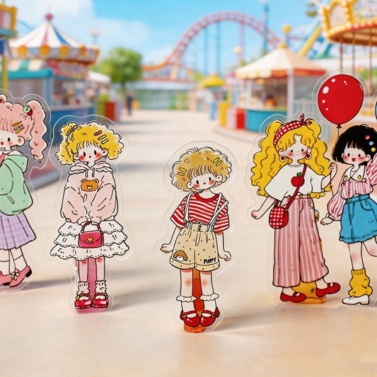 Cute Power Girl Series Sticker Pack