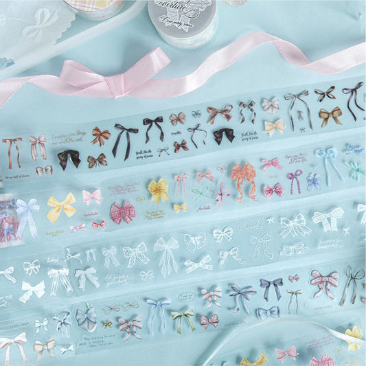 Bow Party Series Pet Die-Cut Tape