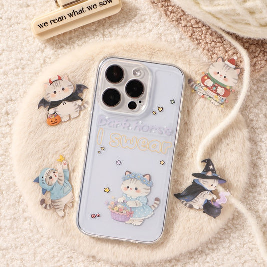 Bicolor Cute Paws Series Animal Sticker Pack