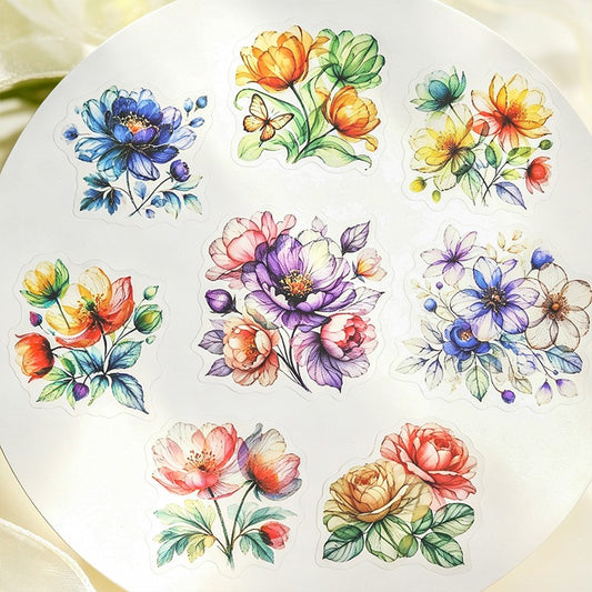 Flower Mist Series Stickers Pack