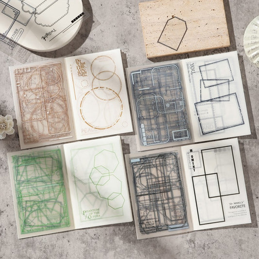Paper Realm Frame Words Series Sticker Book