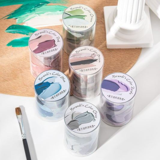 Morandi Color Palette Series Die-Cut Washi Tape