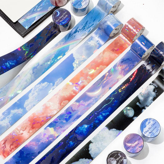 Color Cloud Heart Series Oil Pet Tape