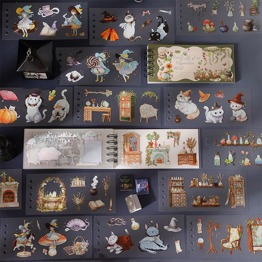 The Daily Life Of An Apprentice Witch Series Note Sticker Book