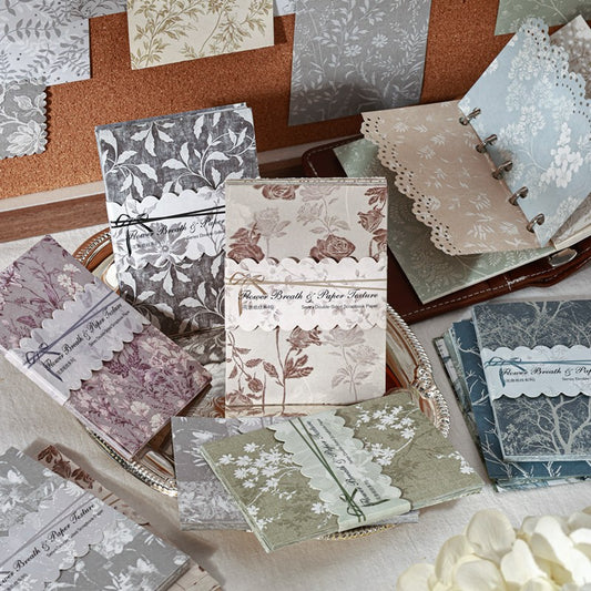 Flower Breath Paper Texture Series Material Paper