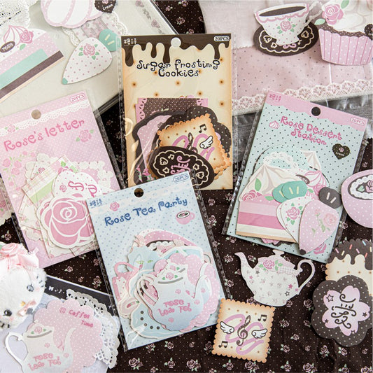 Rose Coffee House Series Sticker Pack