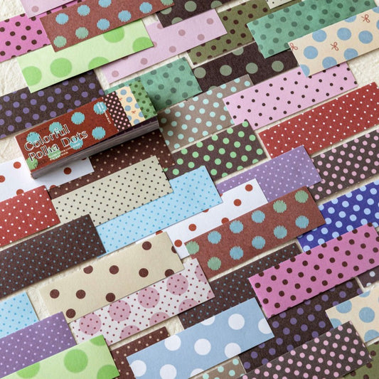 BasicHandcraft Series Washi Paper Long Strip Sticker Book