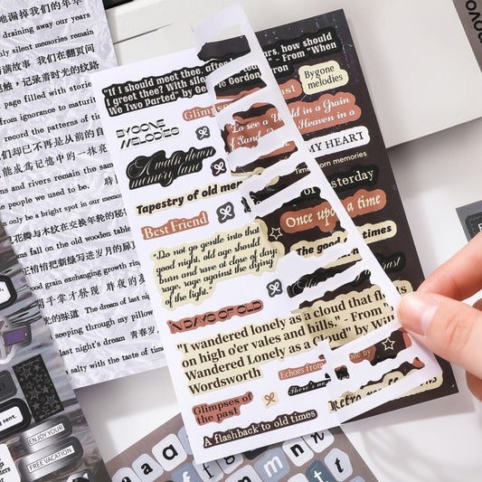 Character sticker notebook