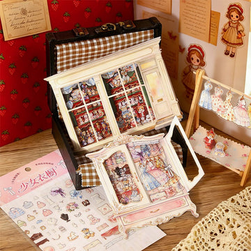 Girl's Window Display Collection Series Scenery Sticker Pack