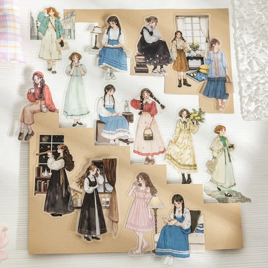 The Daily Life of a Dream Painter Series Professional Character theme sticker pack