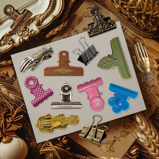 Old Collection Series Vintage Adhesive Sticker Pack