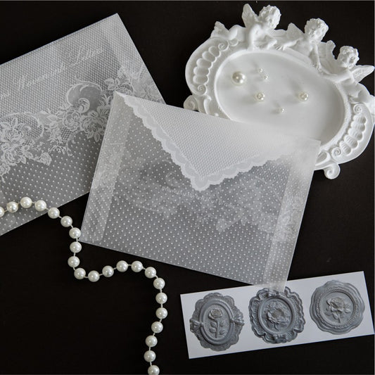 Lace Letter Series Envelope Set