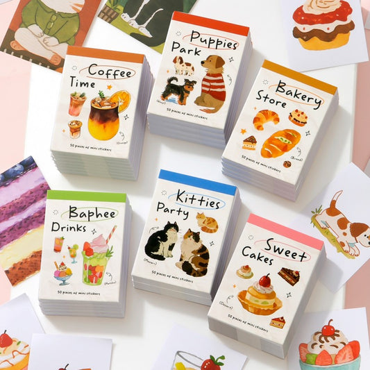 Life's Little Biscuits Series Paper Sticker Book
