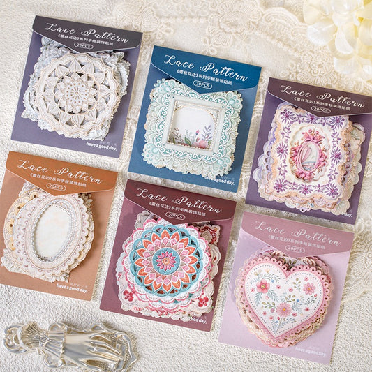 Lace Pattern Sticker Pack