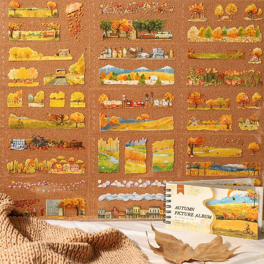 Autumn Picture Album Series Autumn Theme Coil Pet Sticker Book
