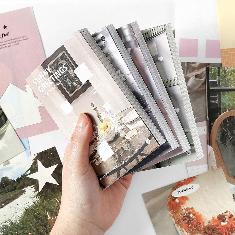 Happiness Concrete Image Series Life Diary Material Book.