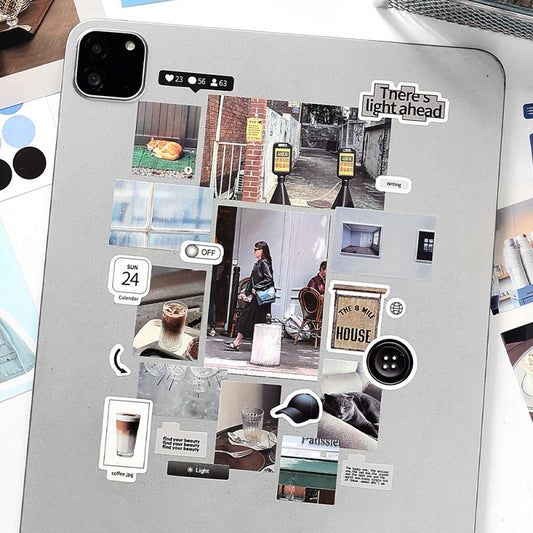 Morning and Night Series Sticker Book 20Pcs