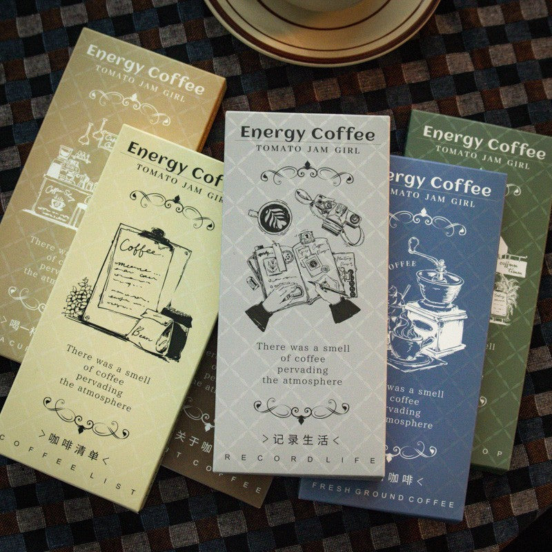 Café Hopping Series Textured Special Paper Journal