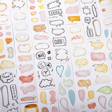 Notes On Dialog Boxes Series Sticker Book
