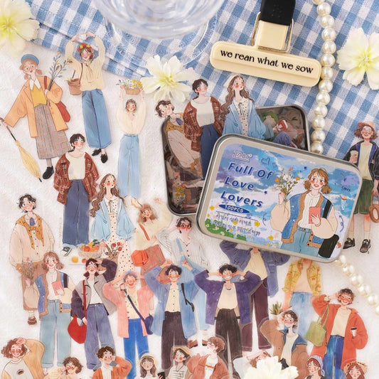 A Poetic Casket Sticker 100 Pcs