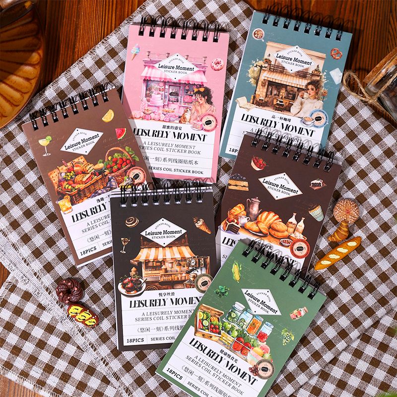 Leisure Moments Series Spiral Sticker Book