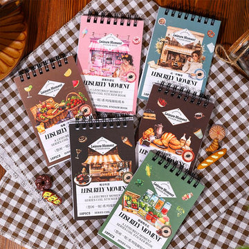 Leisure Moments Series Spiral Sticker Book