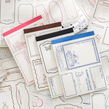Moonlight Fairy Tape Tearable Notebook 30pcs