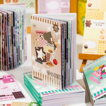Semi-Sweet Diary Series Patchwork Sticker Book