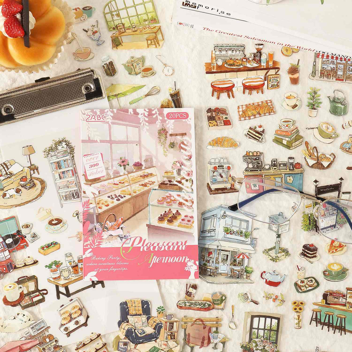 Time Sticker Book Delicious Time Sticker Book 20pcs