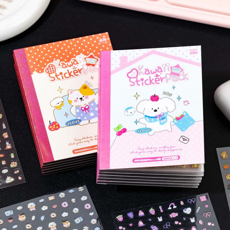 Mini Deco Cutting Film Sticker Book 32Pcs