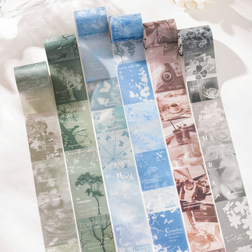 Half-Tone Shadows And Light Series Sulfuric Acid Paper Tape