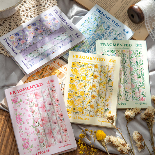 Spring Story Embossed Floral Paper Pack