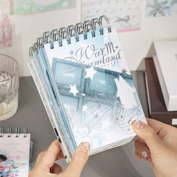 Warm Dreamland Series Gold-stamped coil book 192PCS