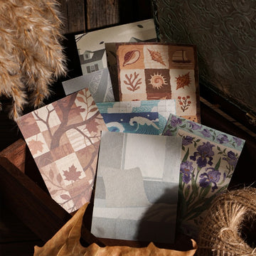 Retro Slow Time Series Dark Fantasy Material Book