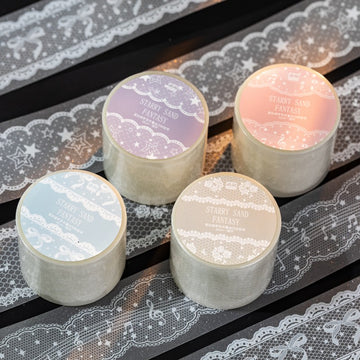 Star Sand Dream Series Lace Glitter Tape