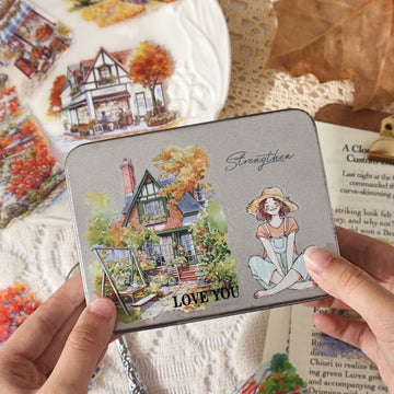 Light Sketch of Seasons Sticker Book 10Pcs