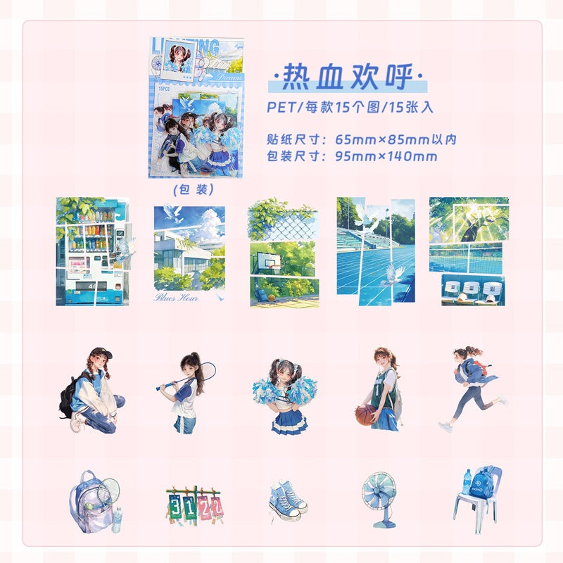 Paper Chasing Sticker Dream Chasing Sticker 15pcs