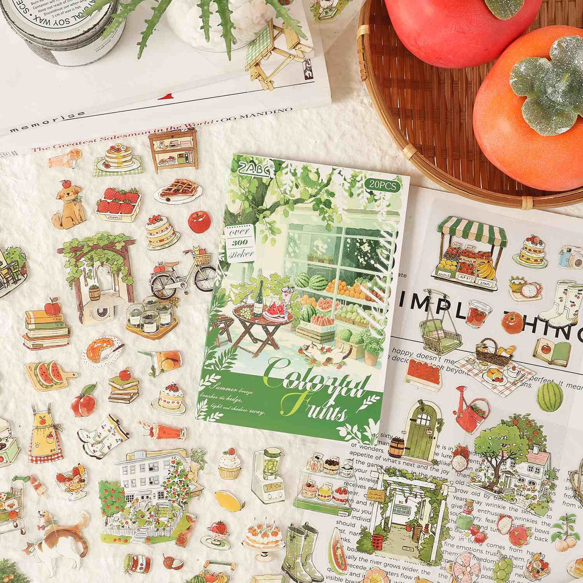 Time Sticker Book Delicious Time Sticker Book 20pcs
