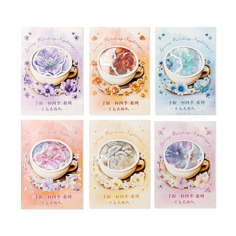 Four Seasons in a Cup Stickers-TAHARA