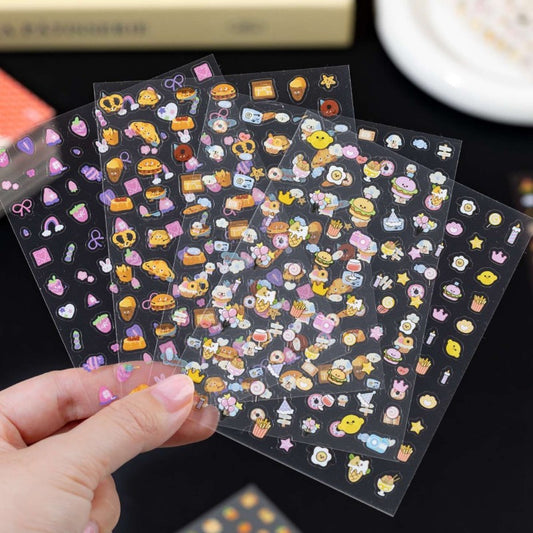 Mini Deco Cutting Film Sticker Book 32Pcs