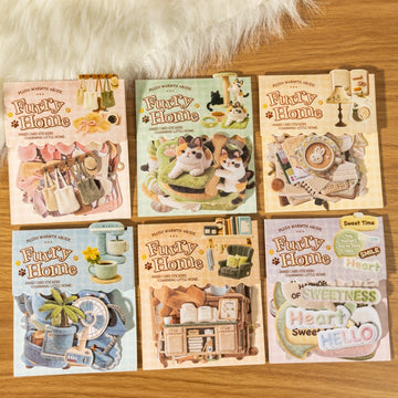Cute Plush Home Sticker Pack 30PCS