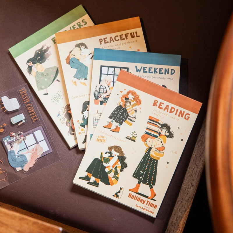 Holiday Moments Dual-Material Character Scene Sticker Book
