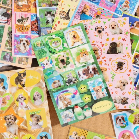 Ancient Cute Creatures Series Sticker Book