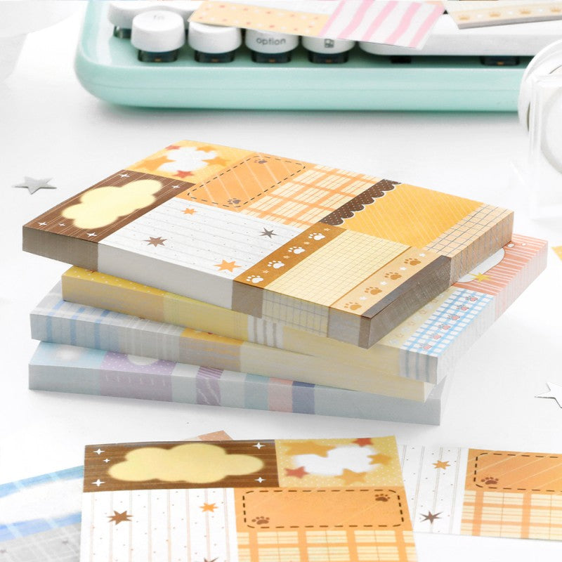 Colorful Rain Curtain Notepad Series