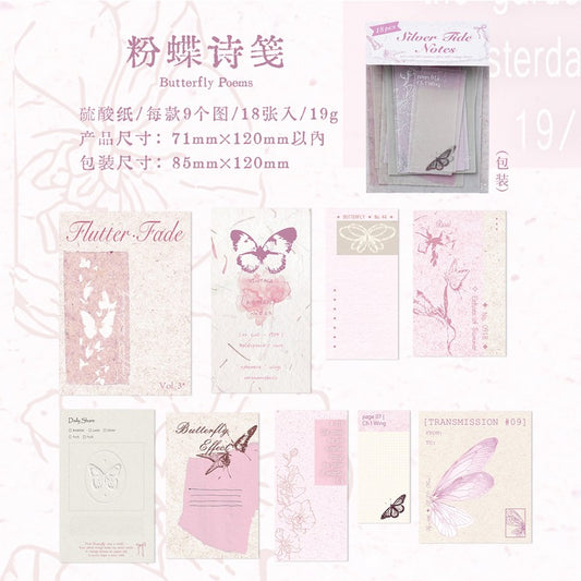 Yinxi's Notes Series Sulfuric Acid Paper Material Package