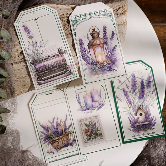 Lavender Vellum Stickers-TAHARA