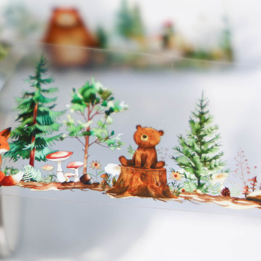 Forest Fairytale Series Animal-Themed PET Tape