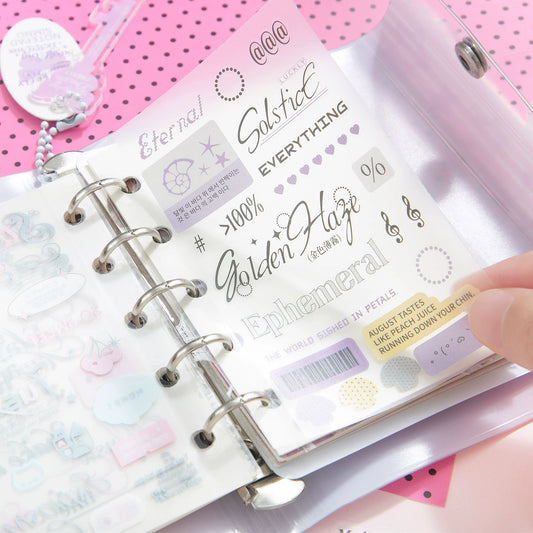Letter sticker book 20pcs